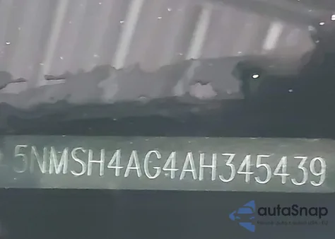 2010 Hyundai Santa Fe Se z USA, uszkodzony, nr VIN 5NMSH4AG4AH345439